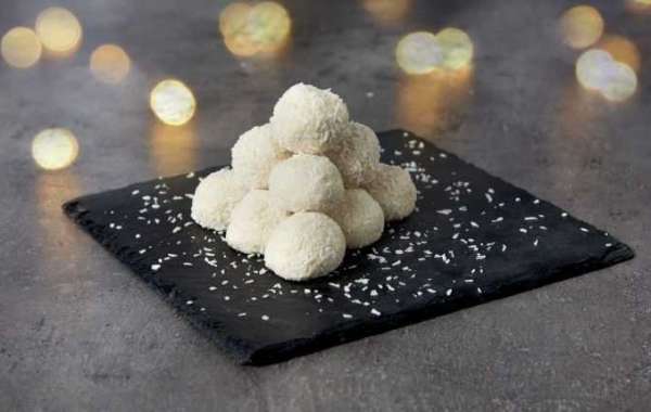 Bolinhas de neve de alta proteína receitas de Natal