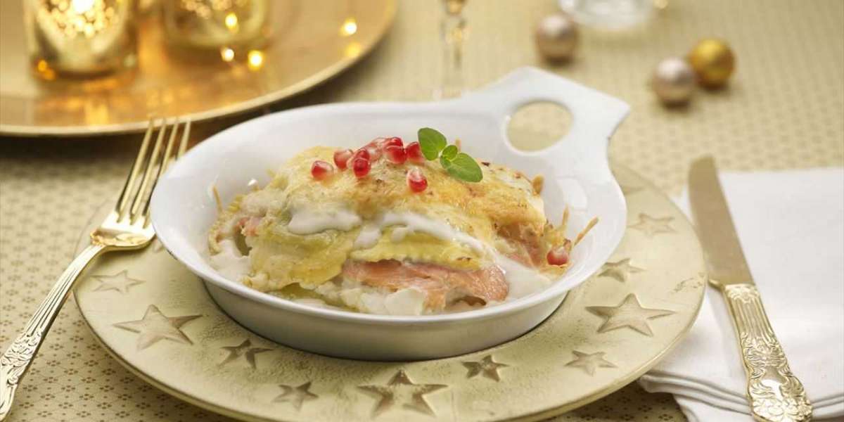 Lasanha rápida com salmão whey e queijo