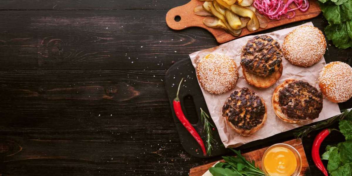 Hambúrgueres recheados com queijo