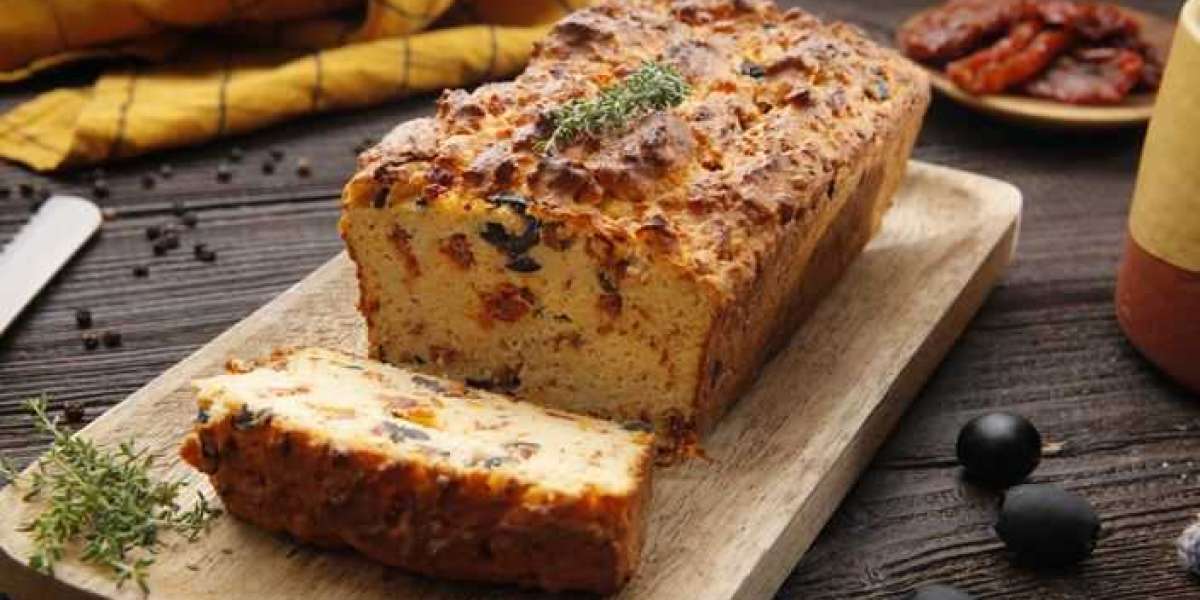 Bolo de batata, pimentão e whey