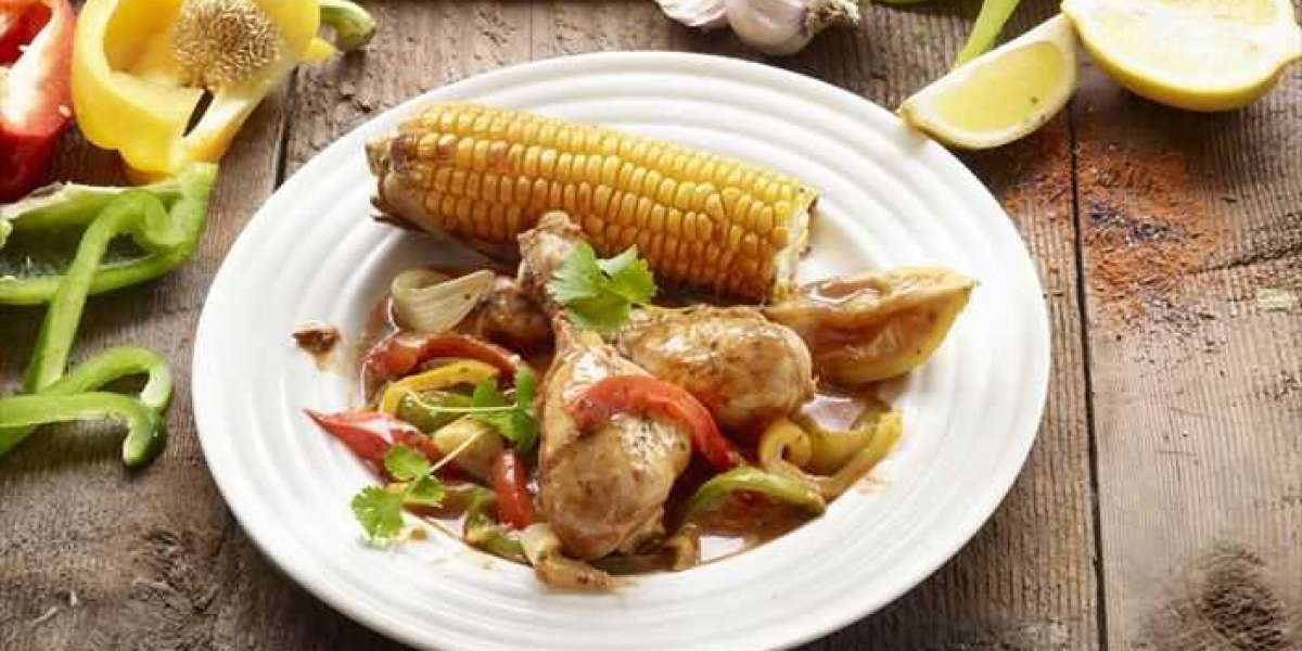 Frango assado ao estilo mexicano com 3 pimentas