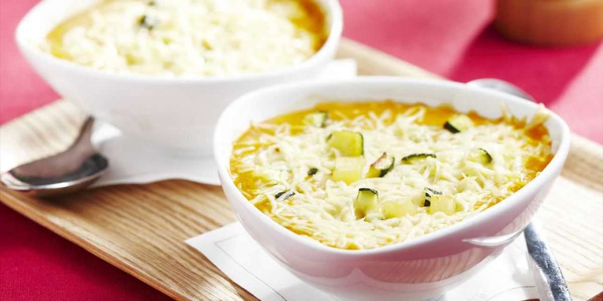 Creme de abobrinha e cenoura gratinado