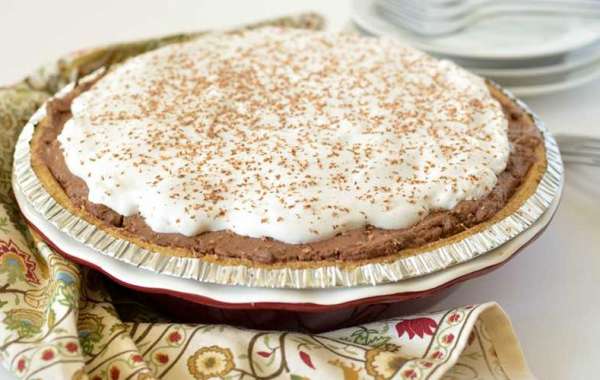 Receita de Torta de Pudim de Alta Proteína de Chocolate