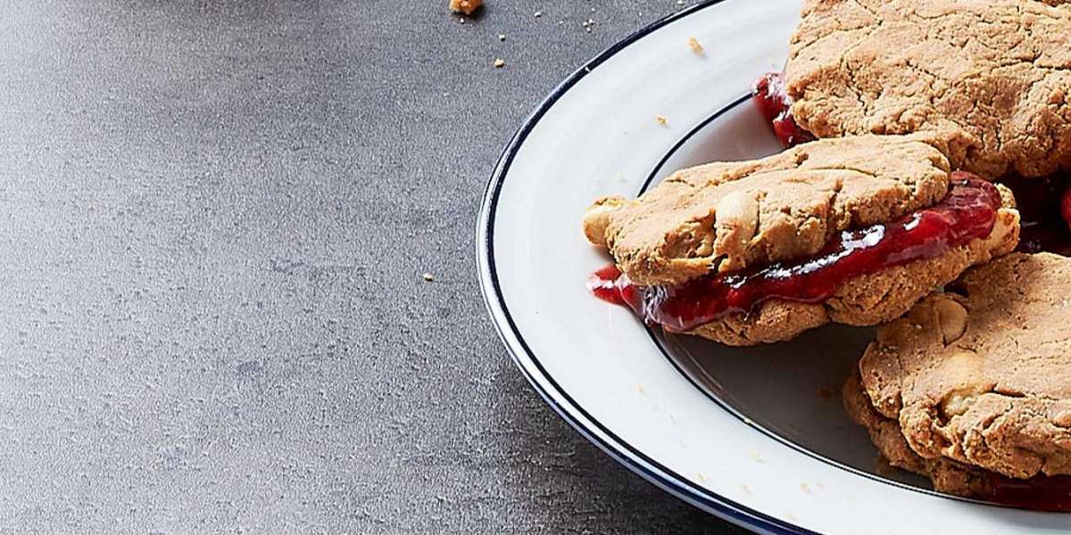 Cookies de sanduíche de manteiga de amendoim com alto teor de proteínas | Cozinha do mundo