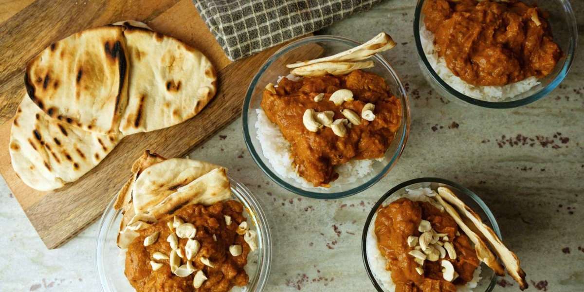 Tikka Masala uma refeição fitness rápida