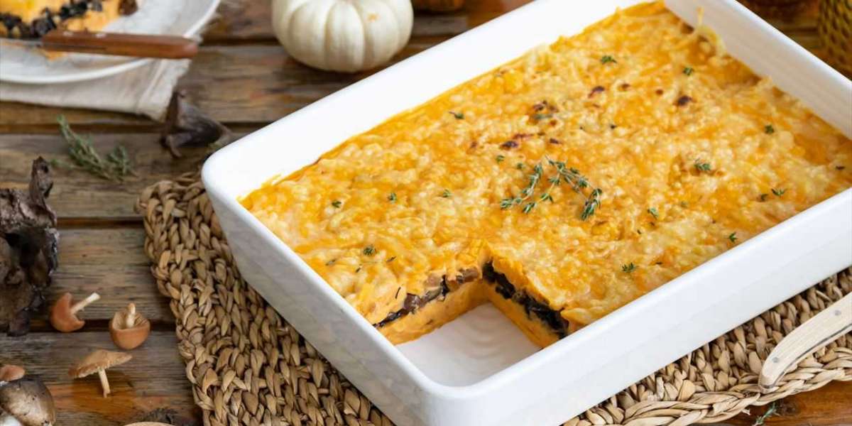 Torta de Abóbora com Cogumelos e Whey