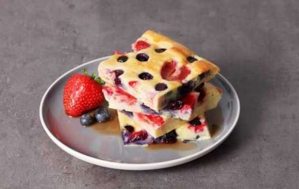 Panquecas proteicas de forno