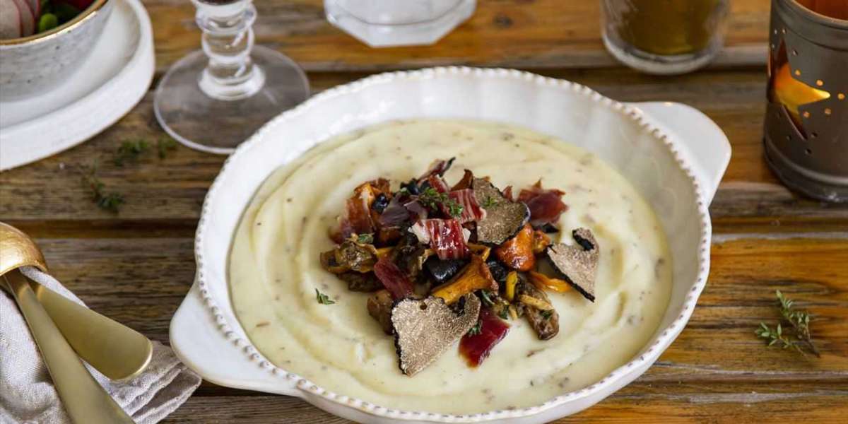 Parmentier de whey com batata trufada