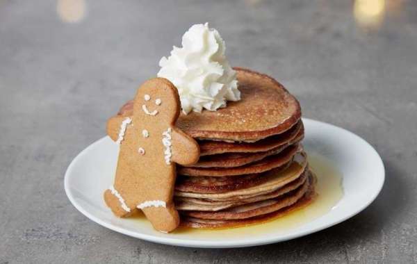 Panquecas Gingerbread | Pequeno almoço do Natal