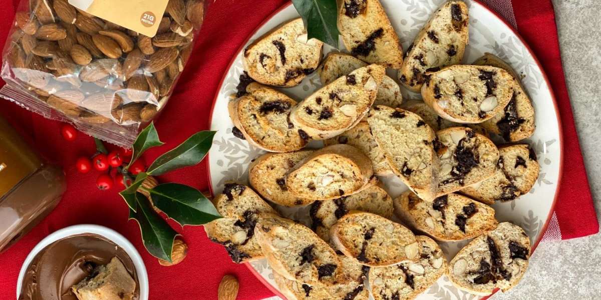 Biscotti de Natal com 5 ingredientes