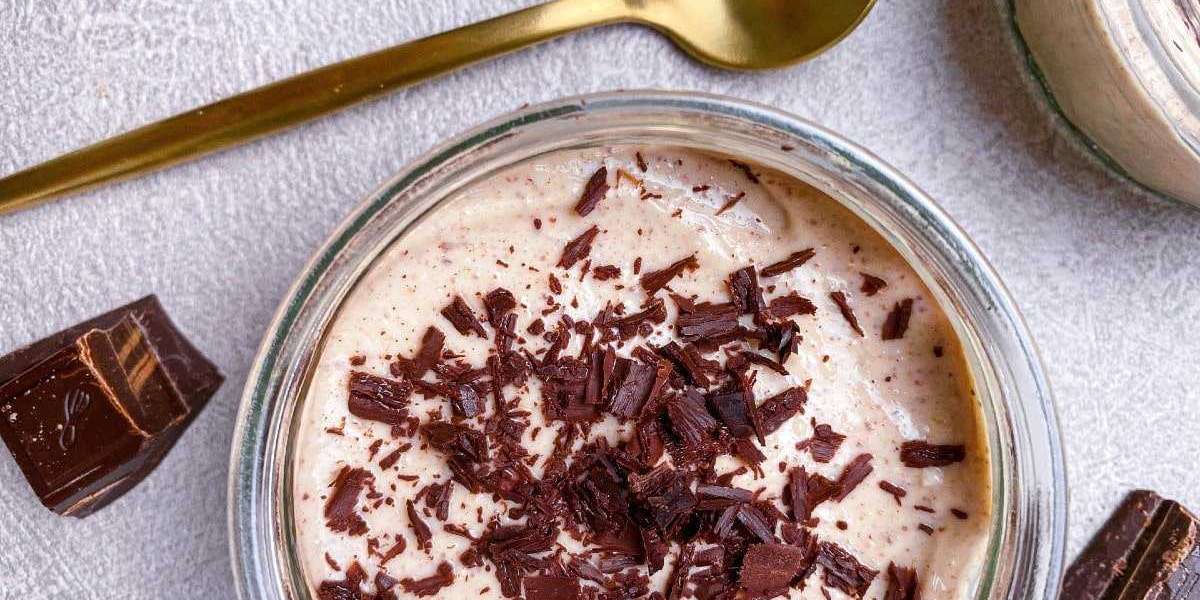 Mousse De Manteiga De Amendoim e whey