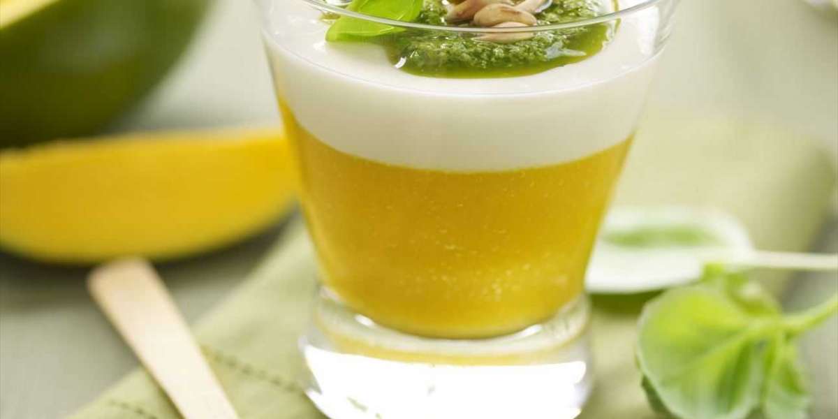 Manga whey e iogurte com pesto doce