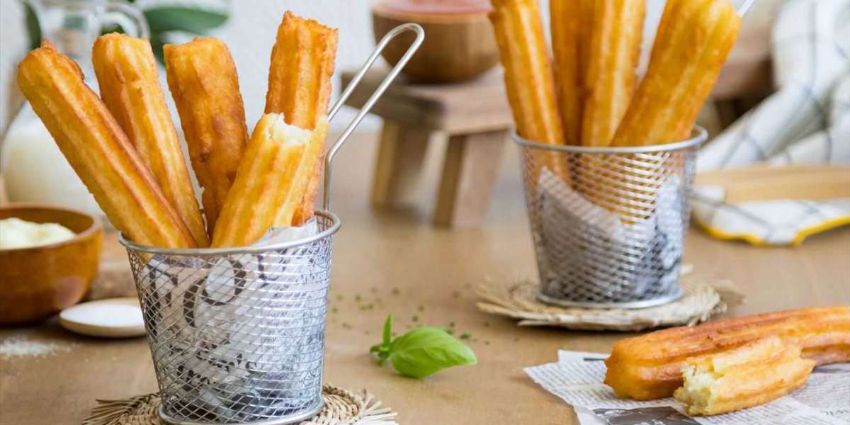 Churros de batata e whey