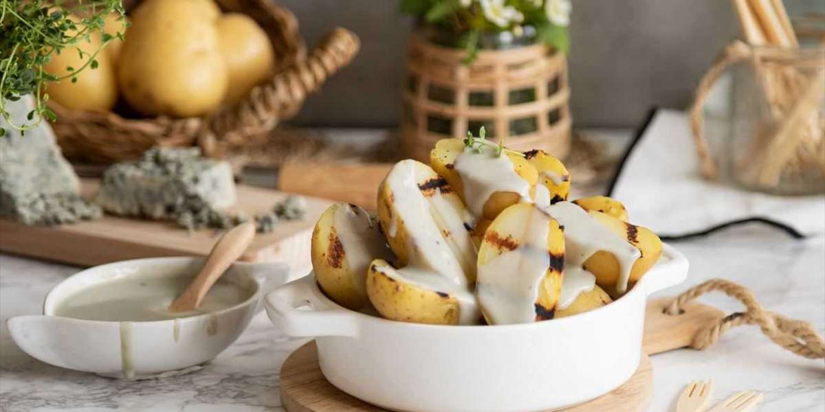 Molho Gruyère batata e whey