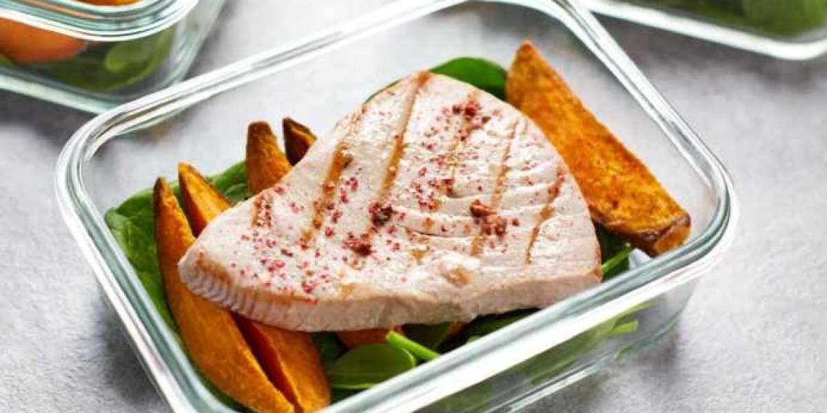 Bifes de atum com batata doce