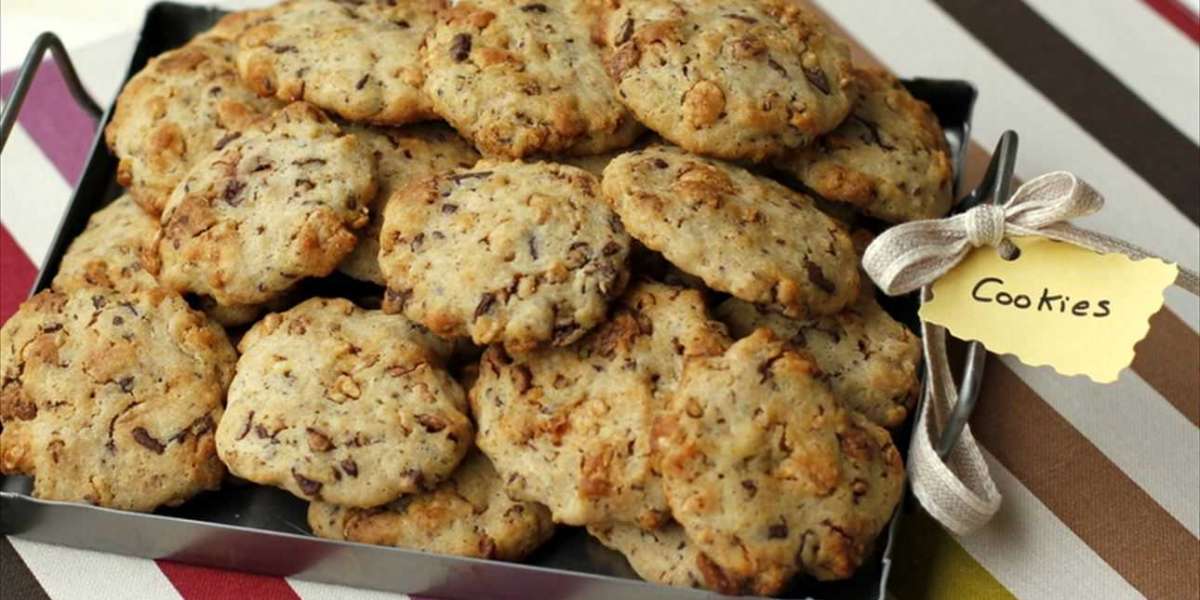 Cookies de whey cereais e chocolate