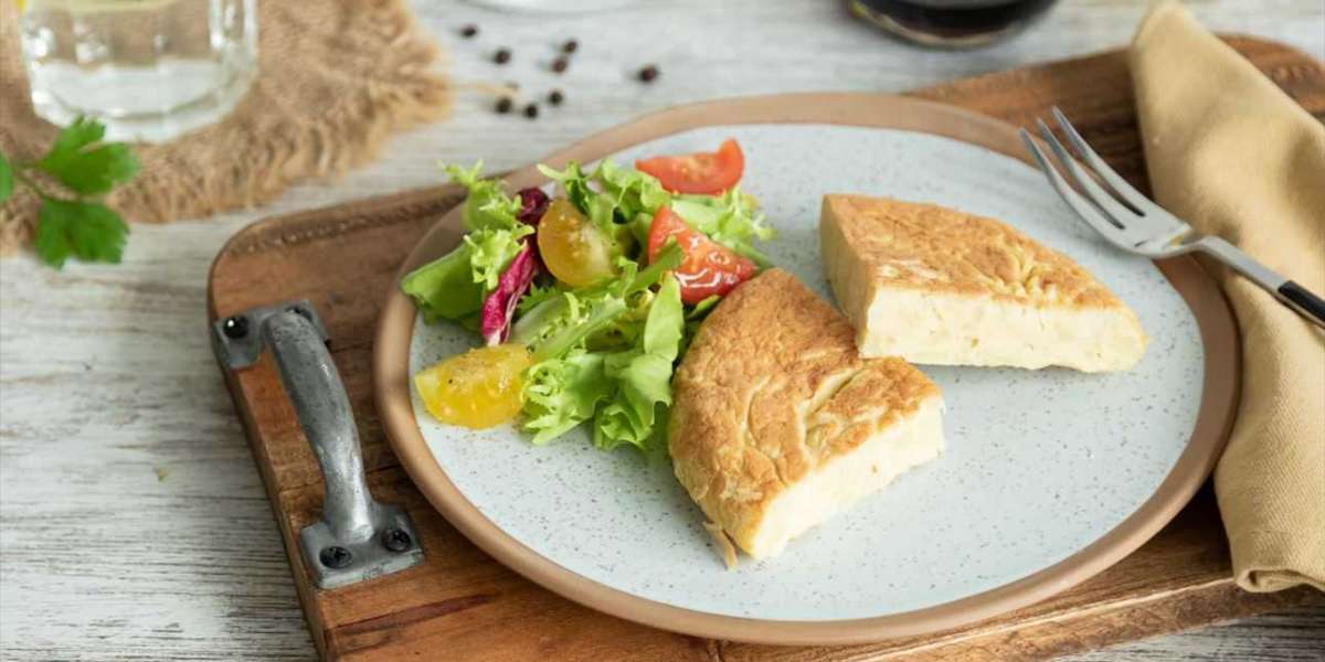 Omelete espanhola de whey