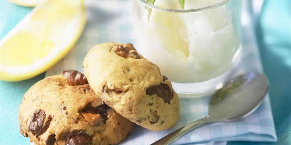 Cookies de whey, chocolate e gengibre