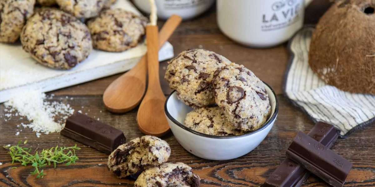 Cookies de chocolate coco e whey