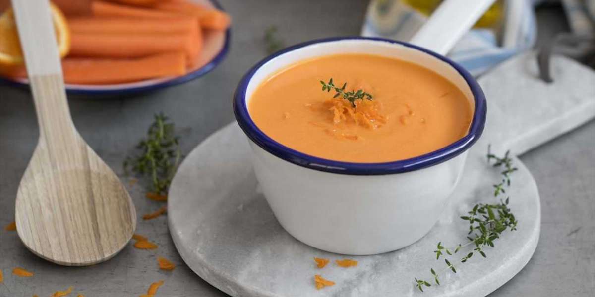 Creme de Cenoura com Laranja e Whey