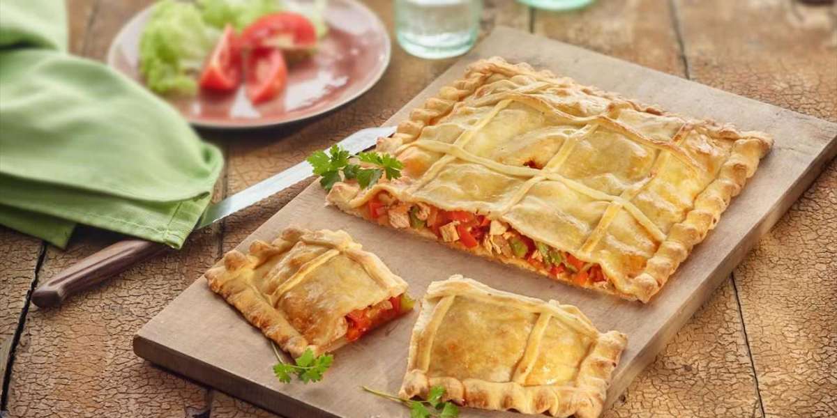 Torta fitness de carne e vegetais