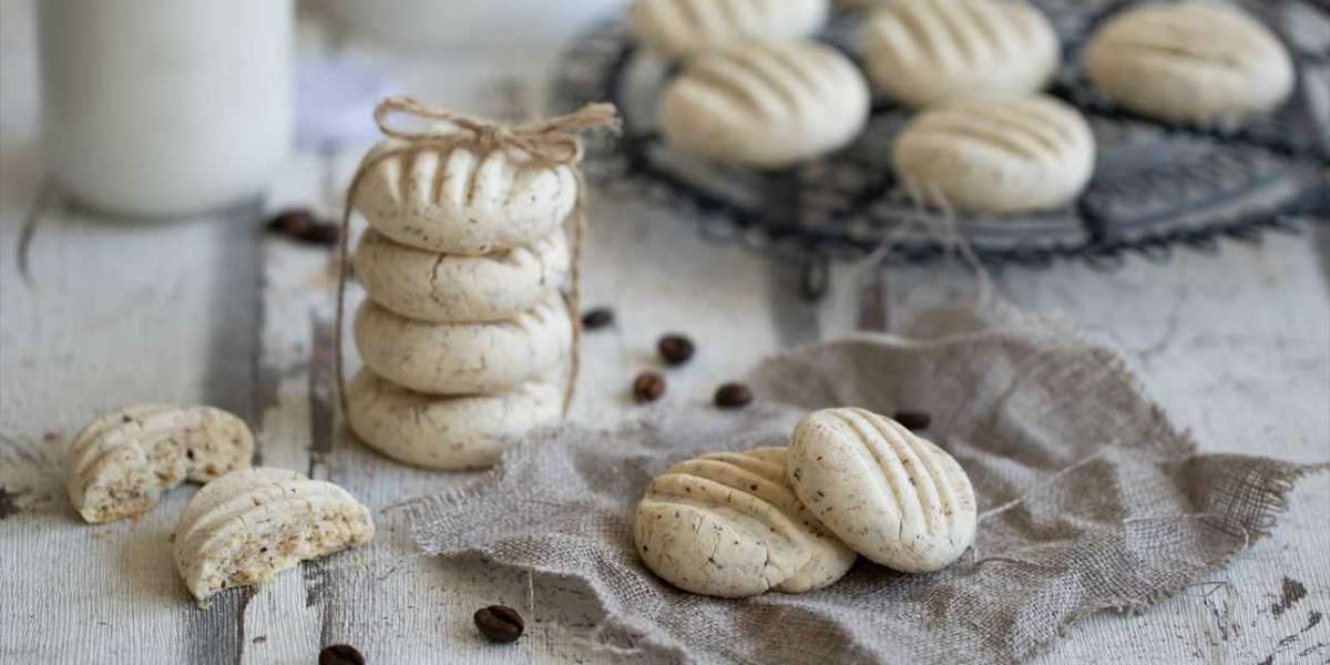 Biscoitos de whey com chocolate e café