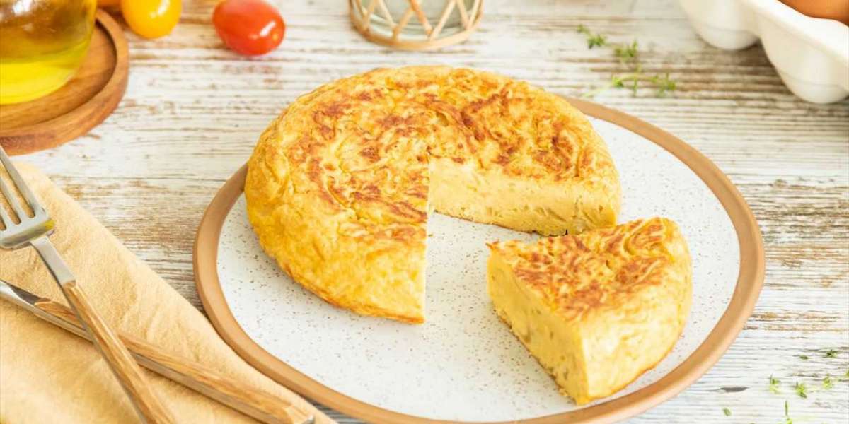 Omelete de batata com cebola e whey