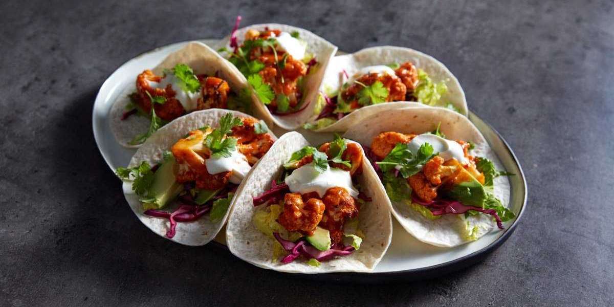 Tacos fitness de couve-flor
