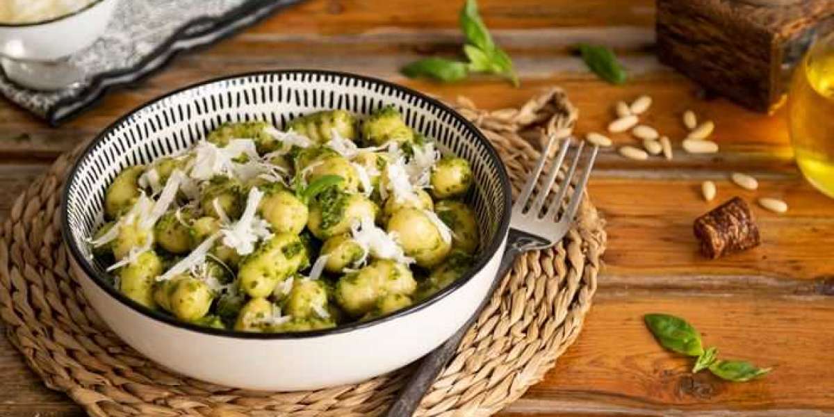 Nhoque Pesto e Whey