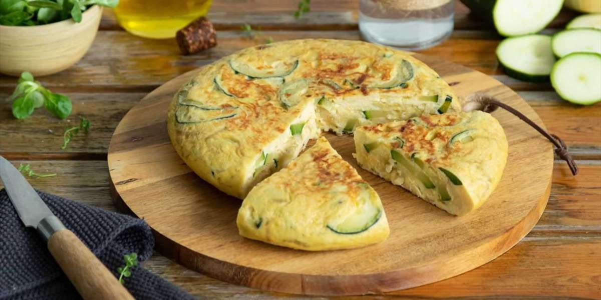 Omelete fitness com abobrinha e whey