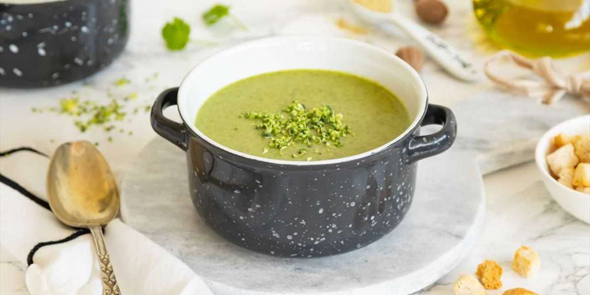 Creme de brócolis e whey