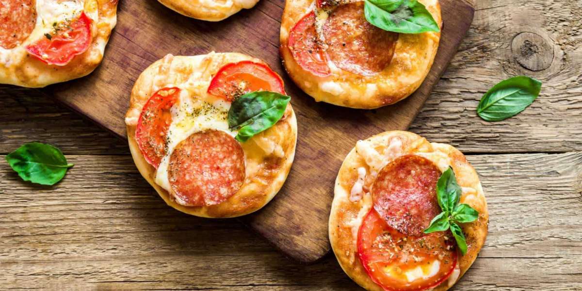 Mini-pizzas fitness de liquidificador