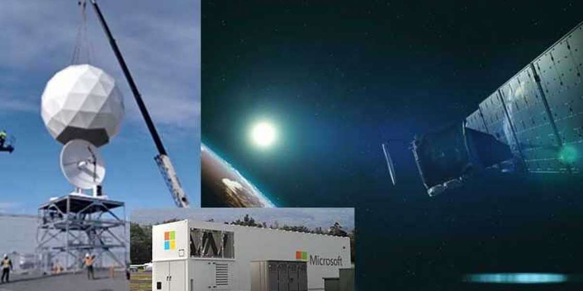 A nuvem espacial: Estratégias de satélites para AWS, Google e Microsoft