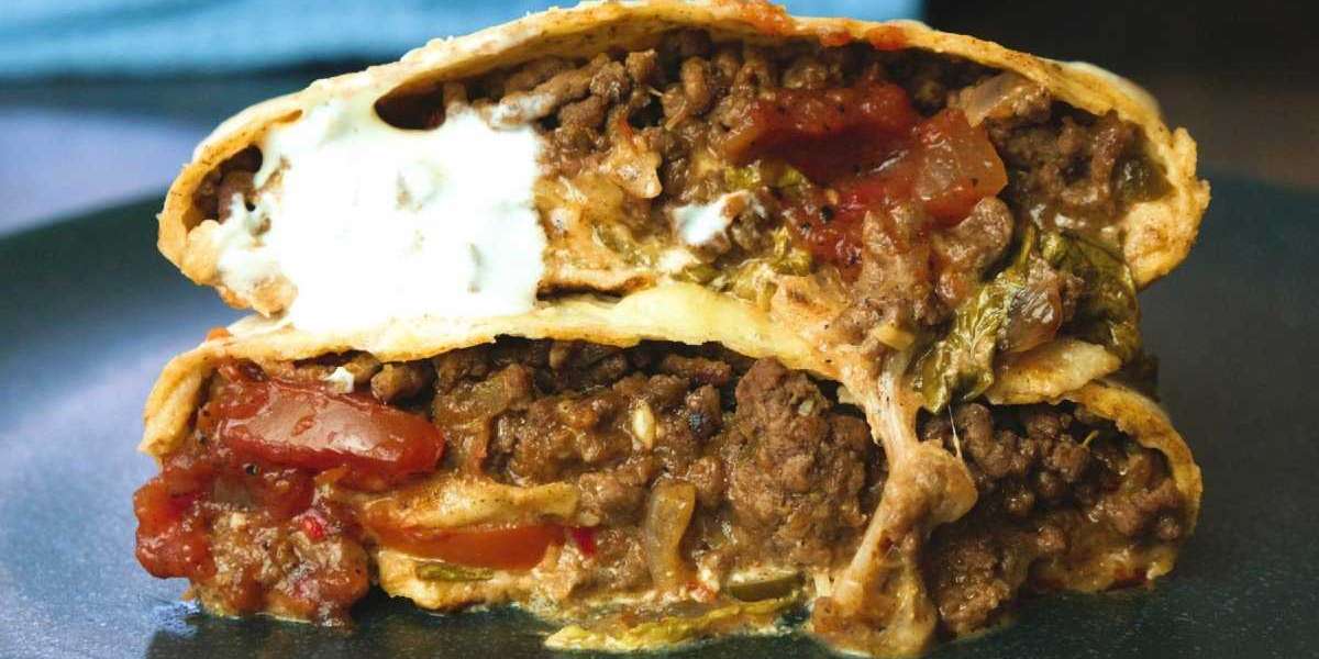 Wraps caseiros de crunch de carne | Receita Fitness