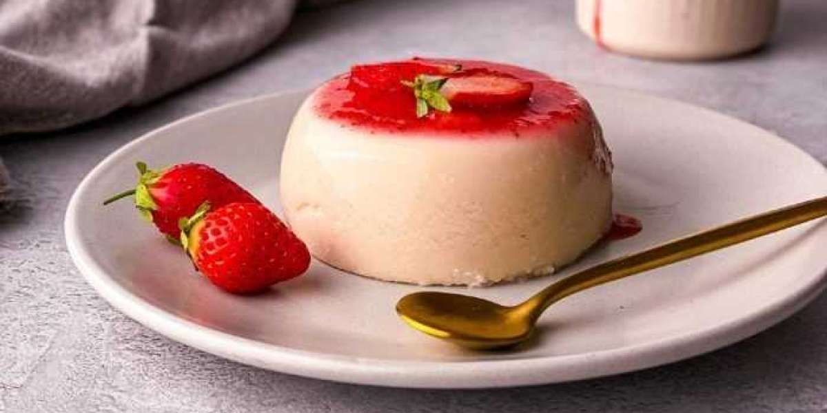 Panna Cotta com alto teor de proteínas | Sobremesa Saudável