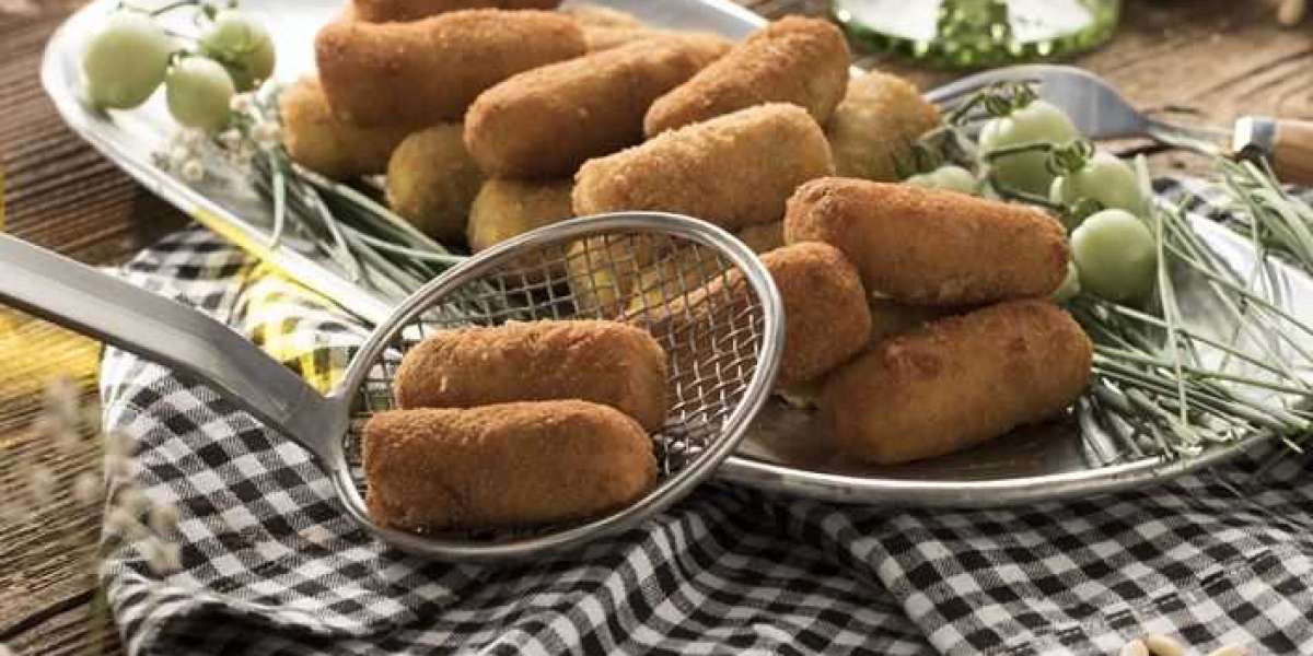 Croquetes de batata e cogumelos fitness
