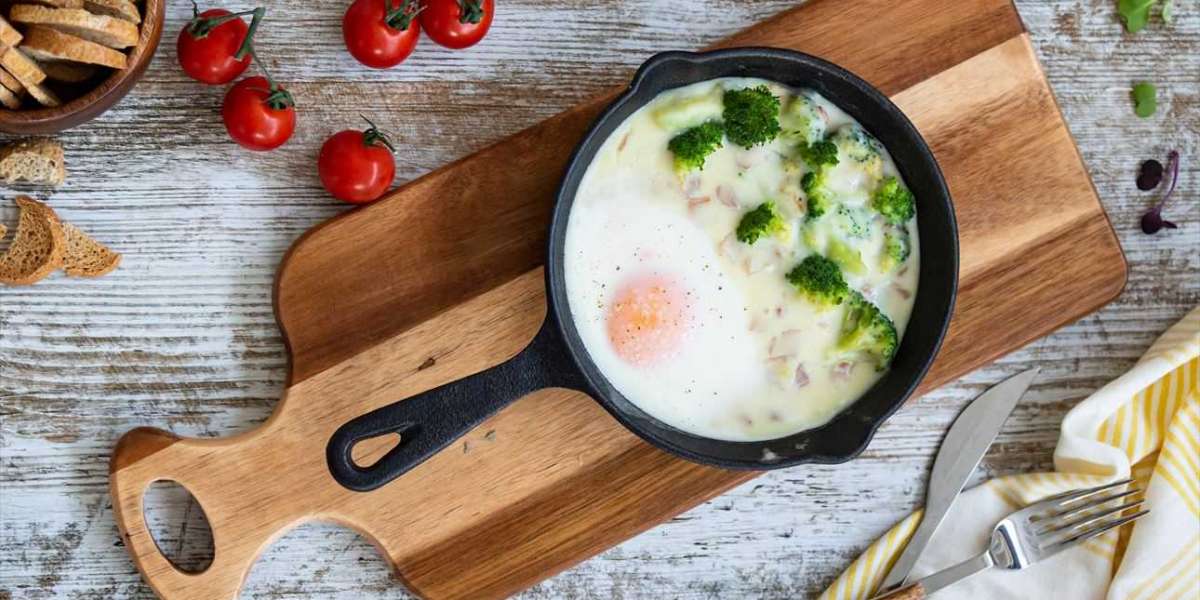 Parmentier fitness de batata e queijo com brócolis whey e ovo