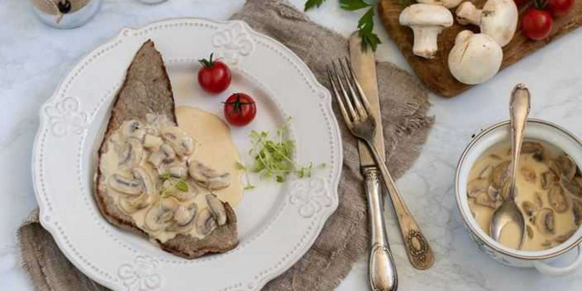 Molho de cogumelos fitness