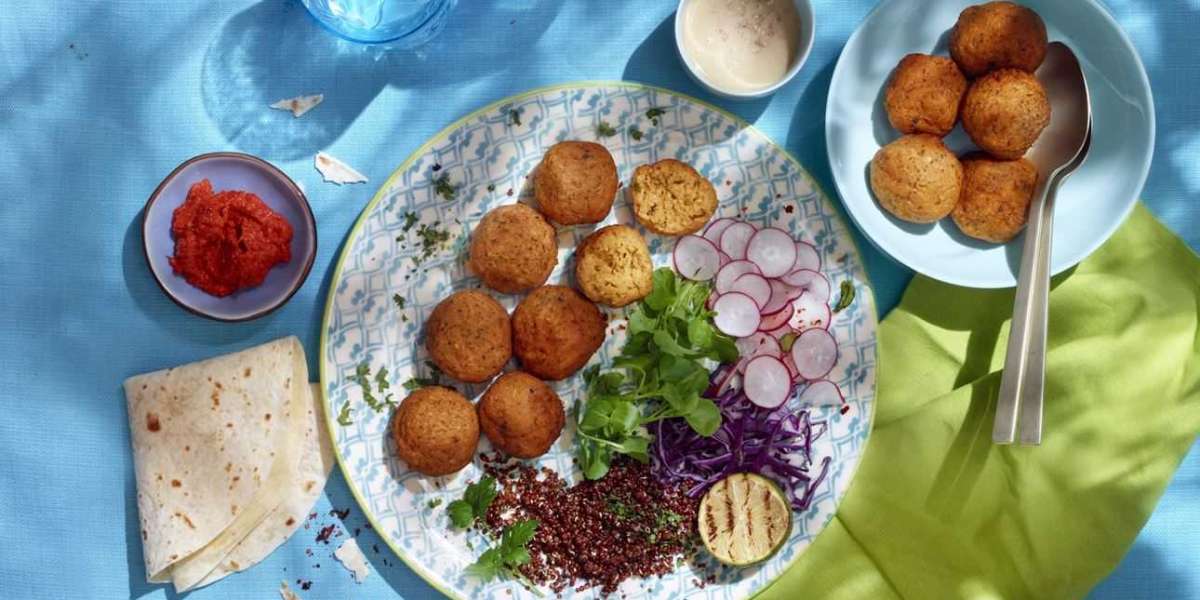 Falafel fitness de batata doce