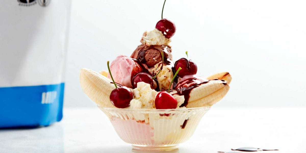 Banana Split com alto teor de proteínas | Receita Anabólica