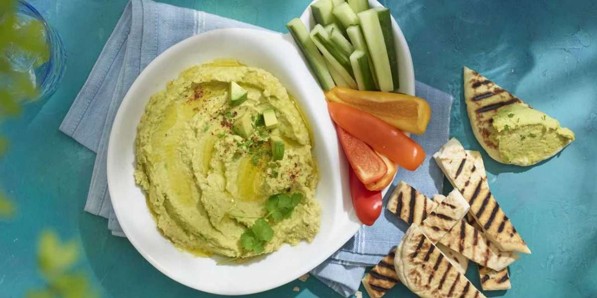 Hummus de abacate fitness