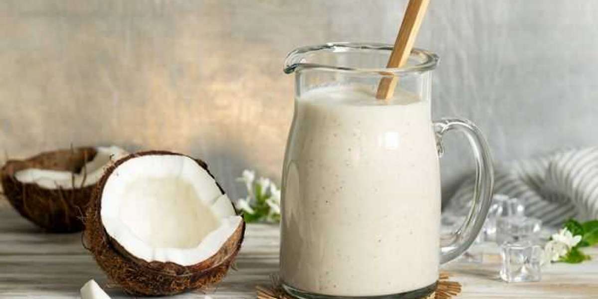 Milk-shake fitness de coco